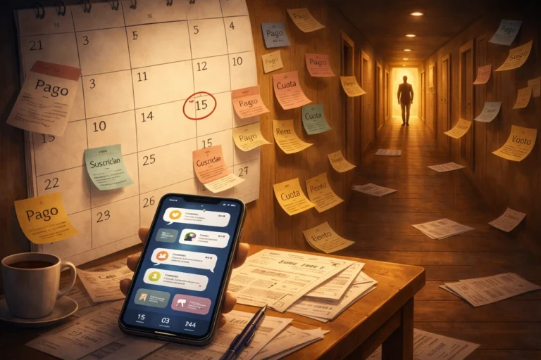 Cuando tus gastos se convierten en calendario