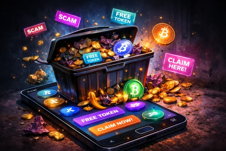 Tu wallet no solo guarda cripto: también recibe basura