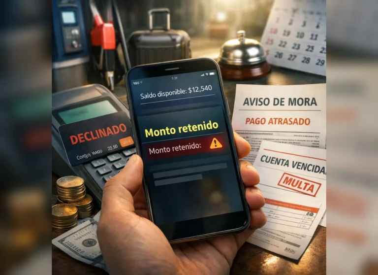 Monto retenido: el dinero que no gastaste, pero no puedes usar