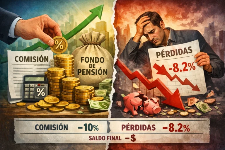 Te cobran comisión en tu fondo de pensión aunque baje: no es un error