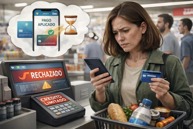 El límite que no vuelve: pagas la tarjeta y el crédito sigue ocupado