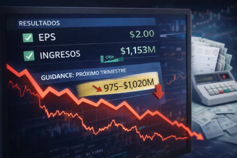 La acción cae después de buenos resultados: qué pasó para que se moviera el precio