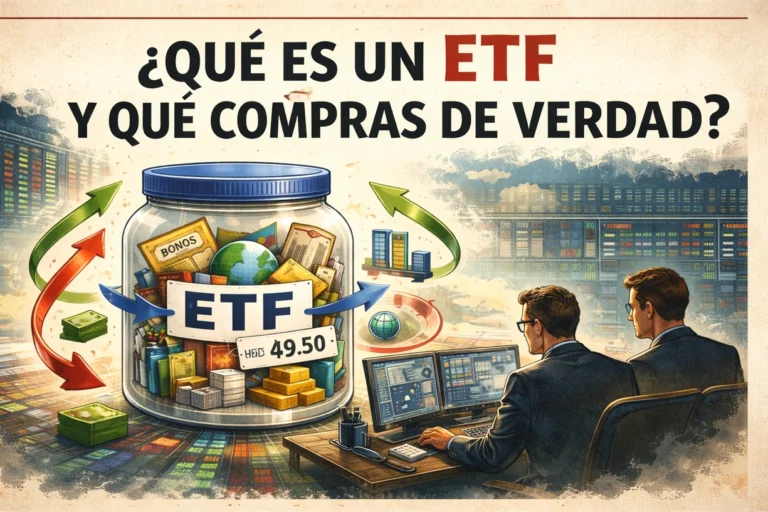 ¿Qué es un ETF y qué compras de verdad?