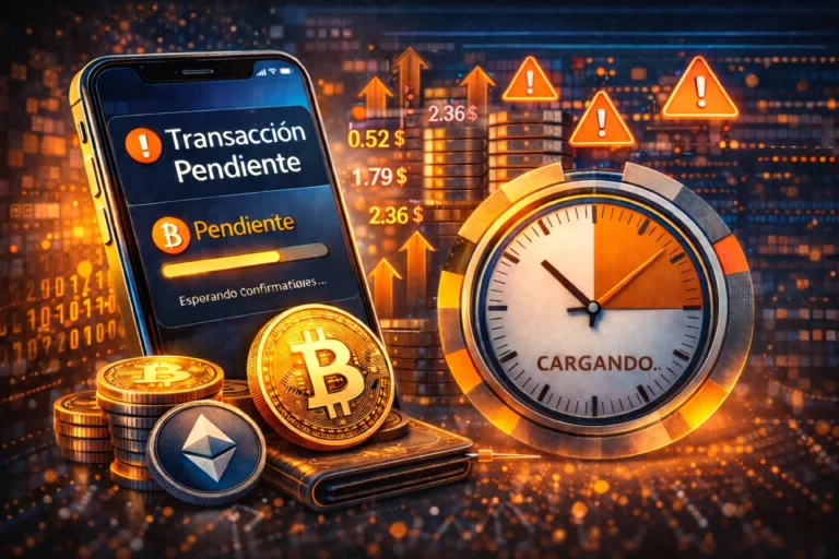 Transacción pendiente: cuando pagar en cripto depende de comprar tiempo