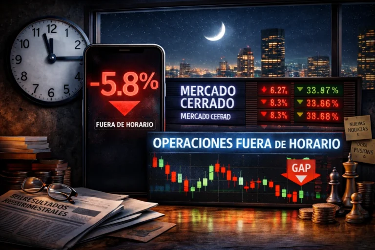 Cuando la bolsa “cierra” pero el precio sigue moviéndose