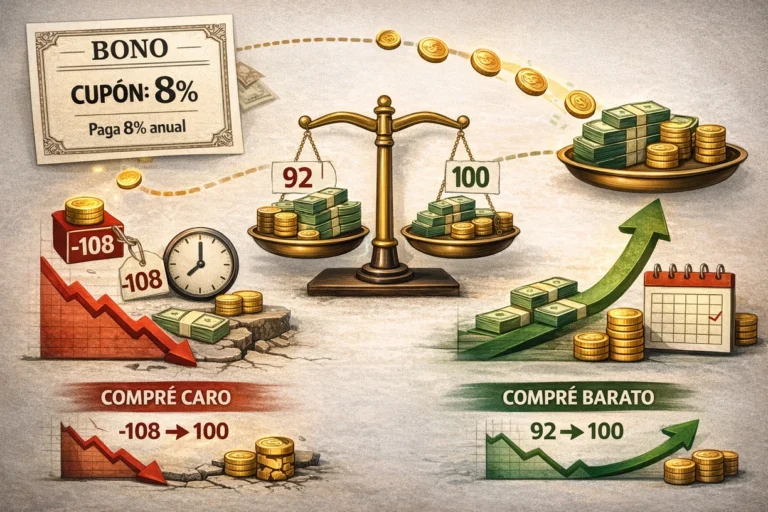 Cupón del bono: por qué no es lo mismo que tu rentabilidad