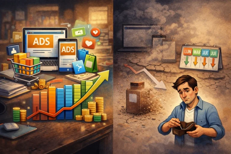 Dejas de pagar publicidad y tu producto desaparece