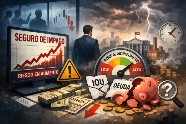 Por qué el seguro de impago sube antes de que una deuda deje de pagarse