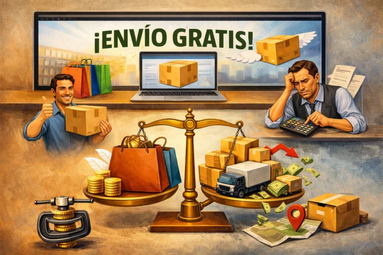 Envío gratis: por qué una venta online puede dejarte menos margen del que parece