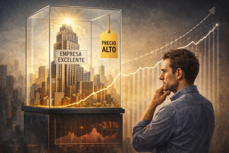 Invertir en una empresa rentable no siempre significa entrar a buen precio