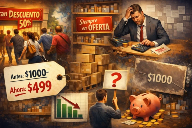 Por qué tus clientes solo compran cuando hay descuento