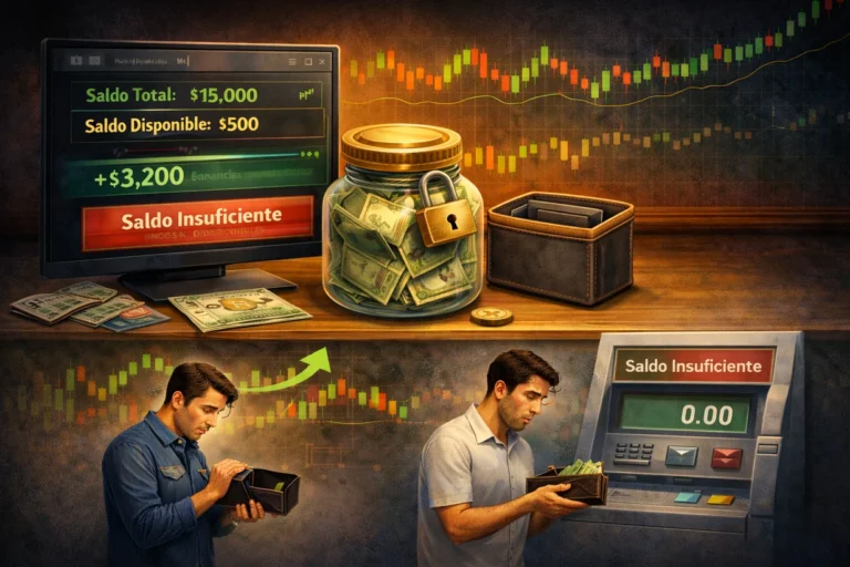 Ganancia no realizada: por qué tu saldo disponible no sube