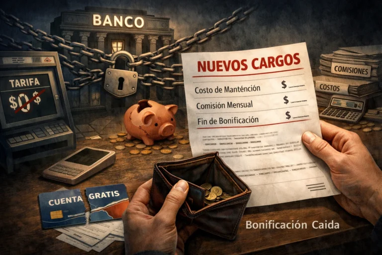 Tu cuenta deja de ser gratis cuando deja de entrar el sueldo