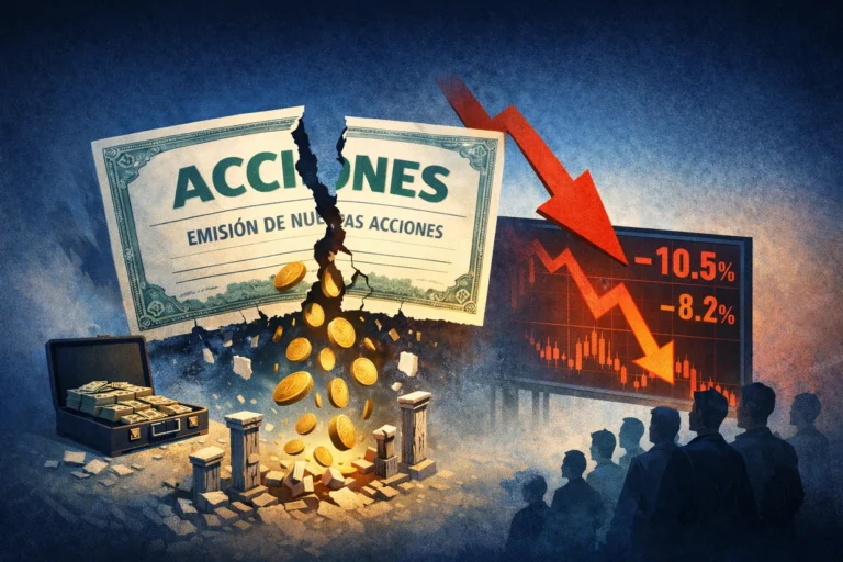 Emisión de acciones: por qué la acción puede caer