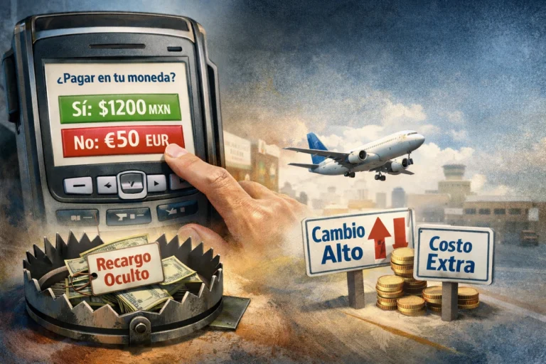 Conversión dinámica de divisas: pagar en tu moneda puede salir más caro