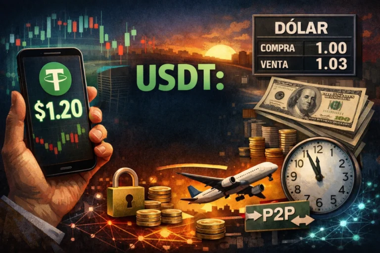 USDT: por qué a veces cuesta más que el dólar