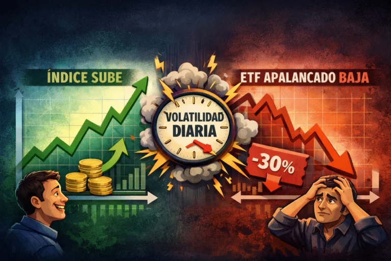 ETF apalancado: por qué puedes perder aunque el índice suba
